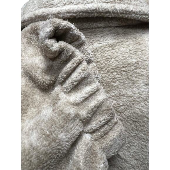 Vintage Blair Cats Kittens Jacket Coat Fleece Zip Women’s Sz M Brown Tan - Picture 9 of 10